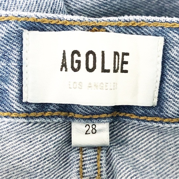 Agolde Dame wide leg cuffed buttonfly jeans - Picture 5 of 15